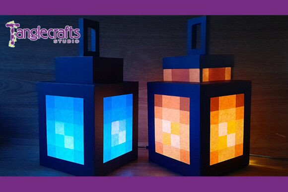 Gamer’s Lantern 3D SVG for Objects