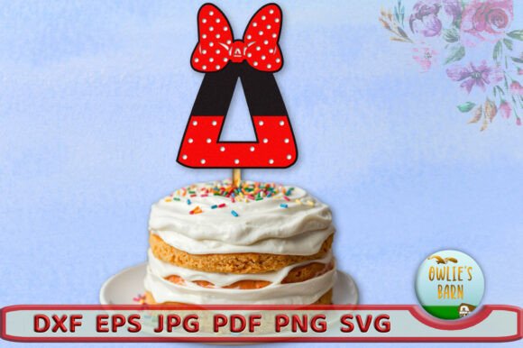 Polka-dot Delta 3D SVG for Birthdays