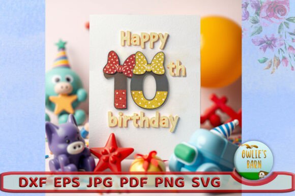 Polka-dot Number 0: A 3D SVG for Birthdays