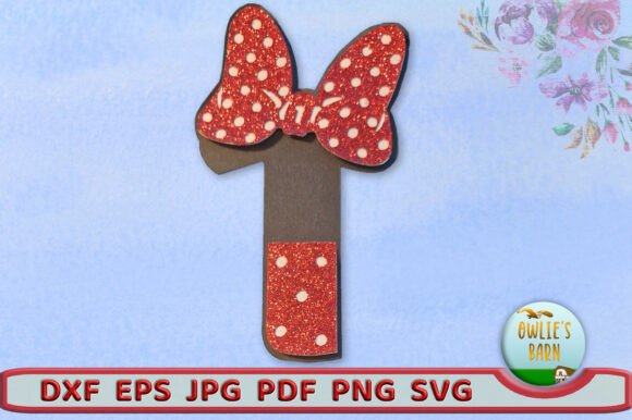 Polka-dot Number 1: A 3D SVG for Birthdays