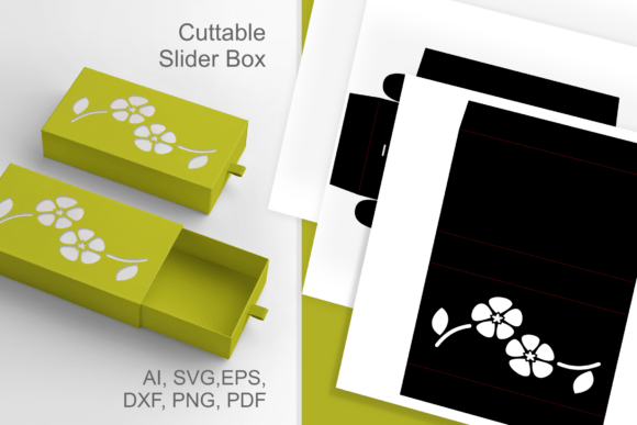 Primroses Slive & Drawer 3D SVG Shapes
