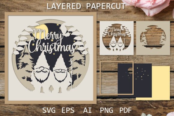 Review: 3D SVG Christmas Papercut Card