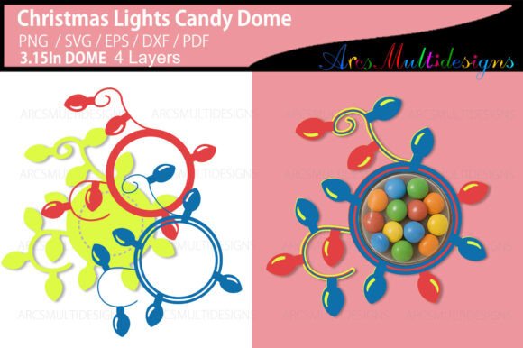 Review: Christmas Light Candy Dome Holder for Embroidery