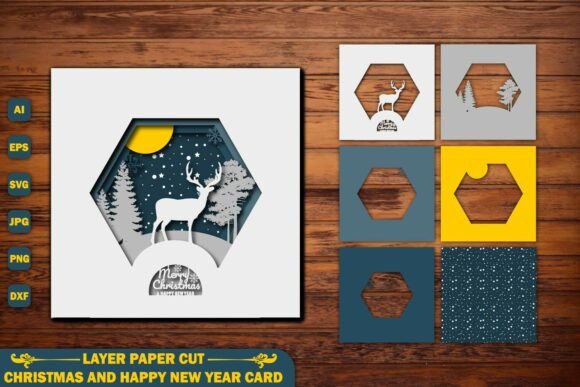 Reviewing a 3D SVG Christmas Reindeer Asset