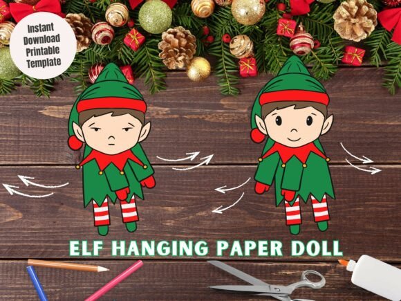 Reviewing the Elf Hanging Paper Doll Craft for Stitchers