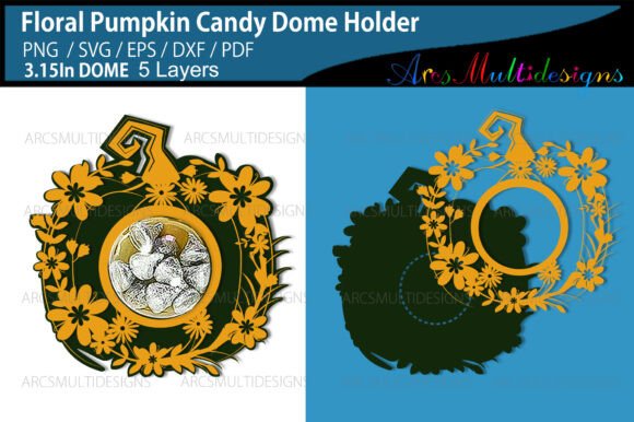 Reviewing the Floral Pumpkin Candy Dome Holder Design