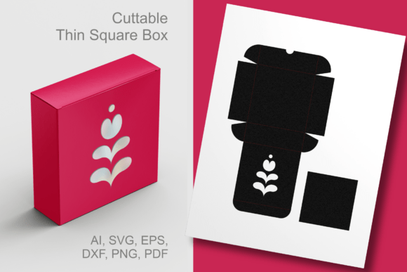 Reviewing the Scandi Flower Thin Square Box Template